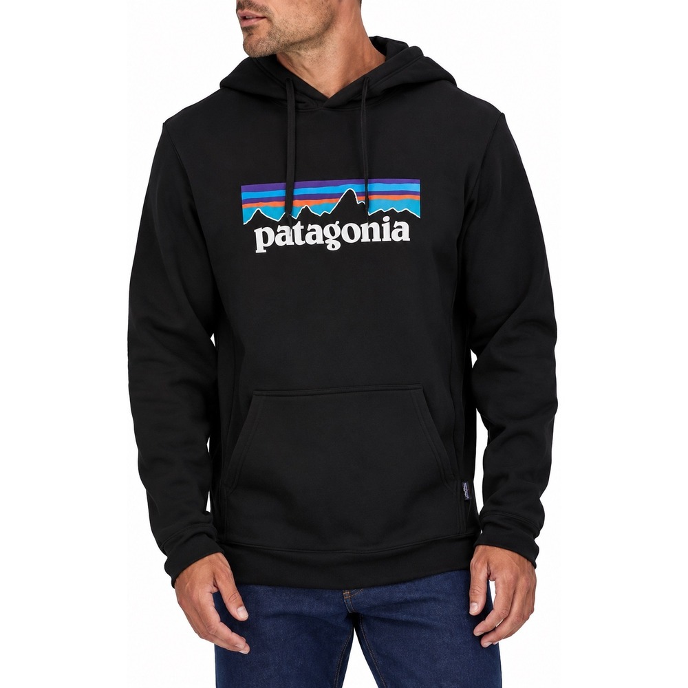 Patagonia Men's P-6 Uprisal Hoodie Black Men's Small Women's Medium NWOT